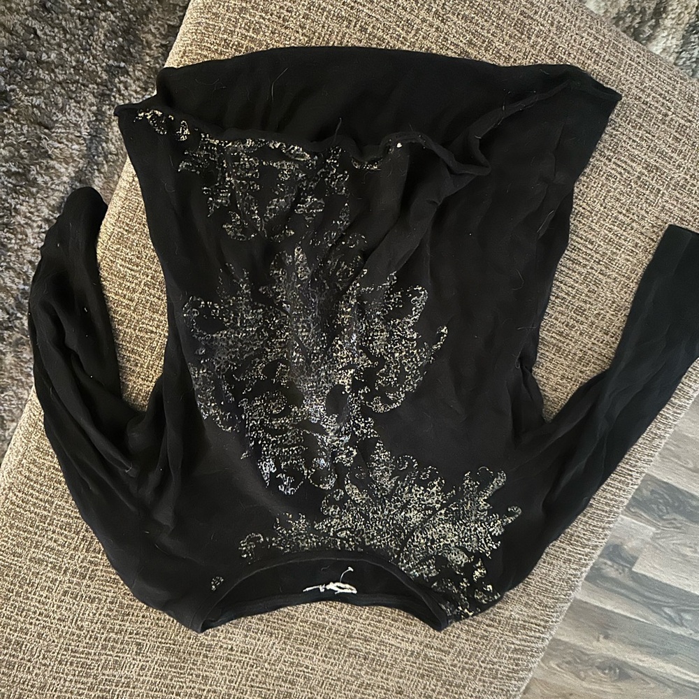 Elegant Black Women's Top